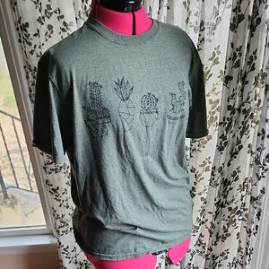 Gildan Green Graphic Short Sleeve Tee